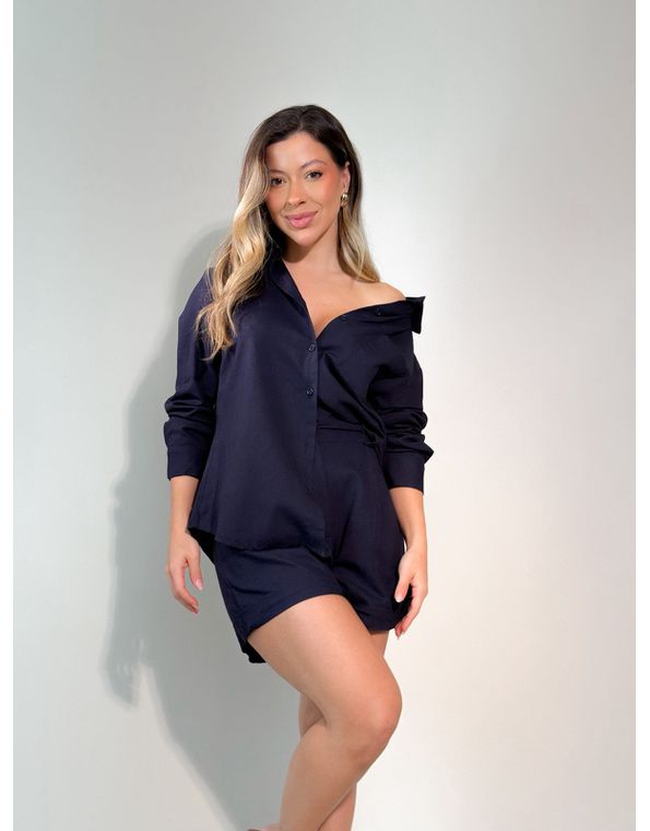 Conjunto Dominique Azul Marinho - FORMOSA