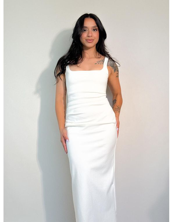 Vestido Mariê Off White - FORMOSA