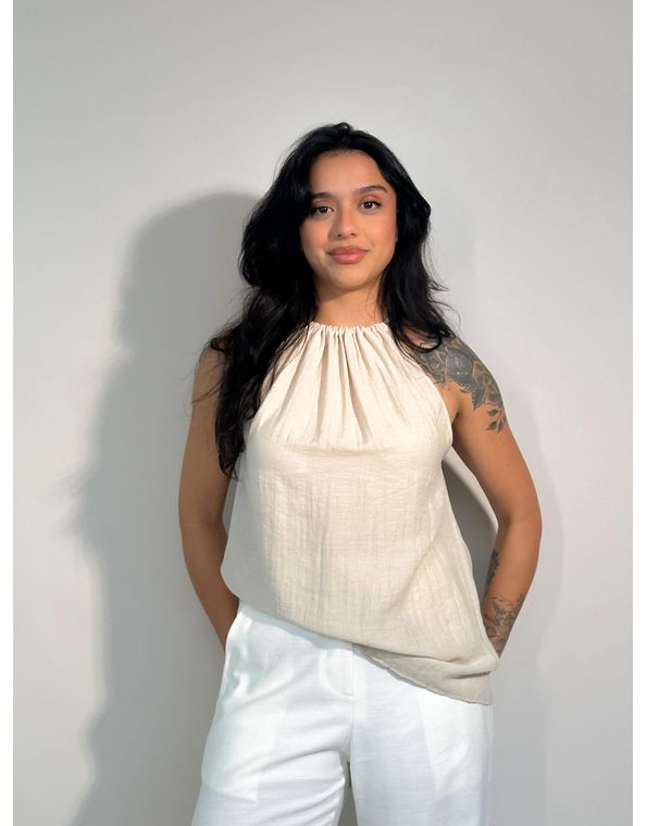 Blusa Alana Areia - FORMOSA