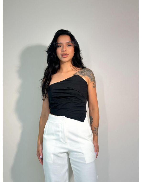 Blusa Corset Cibele Preto - FORMOSA