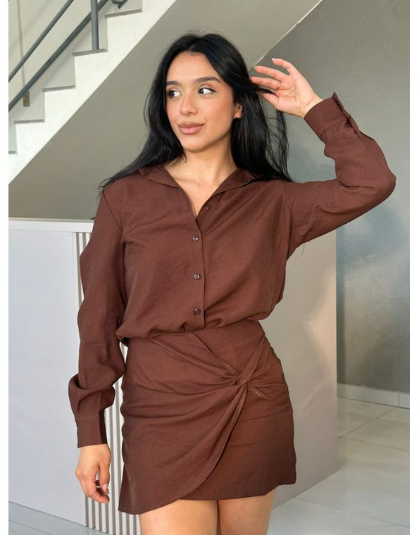 Conjunto Julia Marrom - FORMOSA