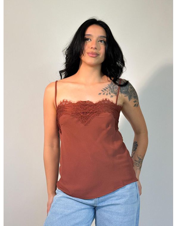 Blusa Rúbia Marrom - FORMOSA