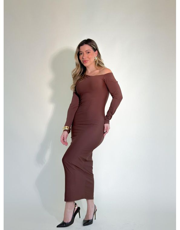 Vestido Agnes Marrom - FORMOSA