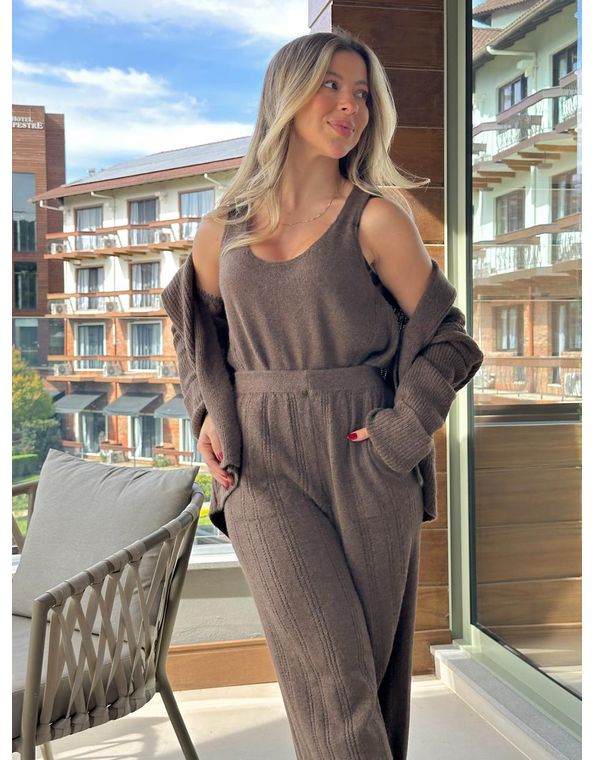 Conjunto Noelle Marrom - FORMOSA