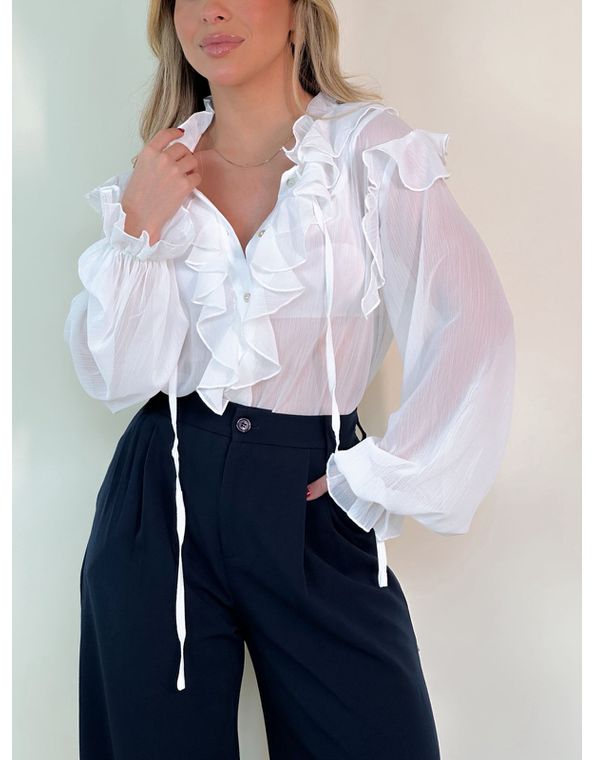 Camisa Boho Branca - FORMOSA