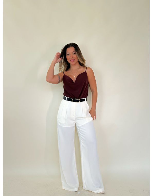 Calça Katherine Off White - FORMOSA