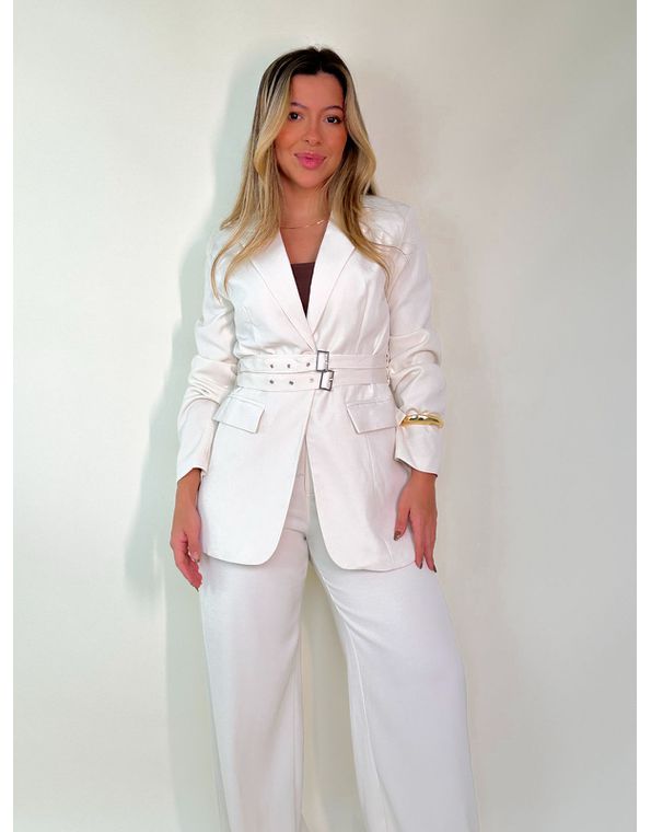 Conjunto Blazer Heloísa Off White - FORMOSA