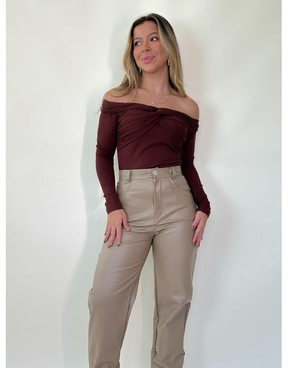 Blusa Lorena Marrom - FORMOSA