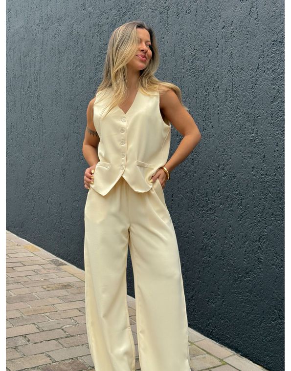 Conjunto Colete Mael Amarelo - FORMOSA