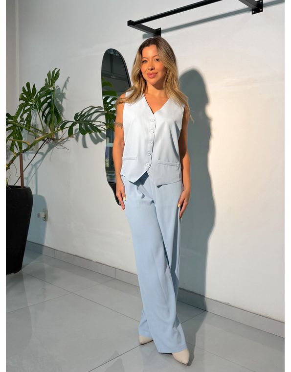 Conjunto Colete Mael Azul - FORMOSA