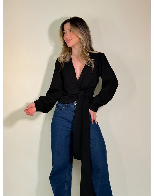 Blusa Savine Preta - FORMOSA