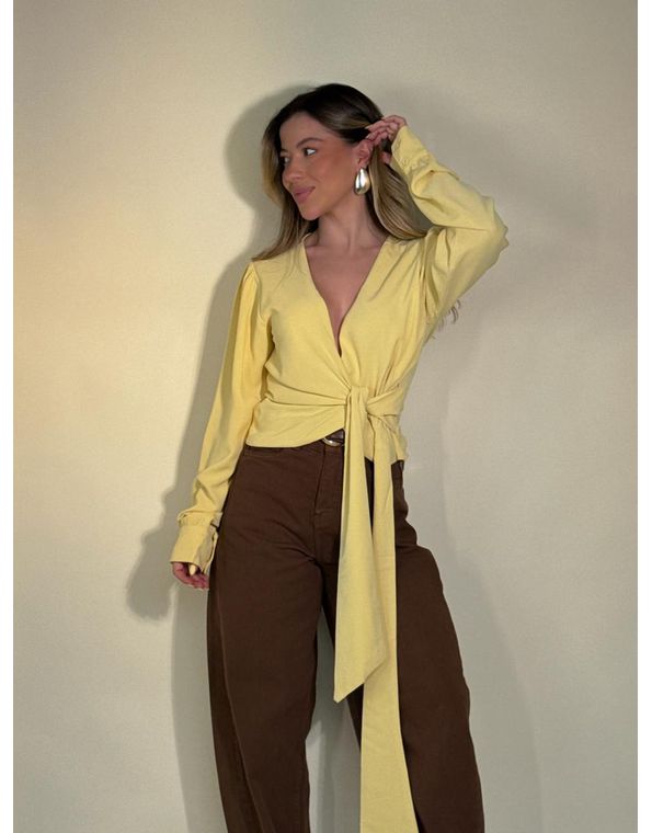 Blusa Savine Amarela - FORMOSA