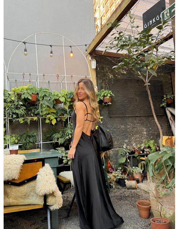 Vestido Rosalia Preto - FORMOSA