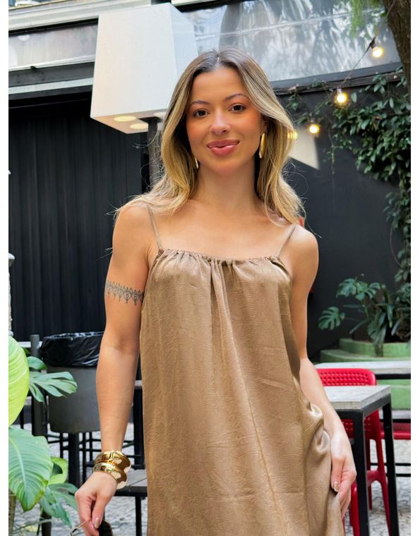 Vestido Maelle Cappuccino - FORMOSA