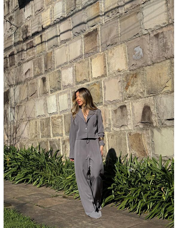 Conjunto Blazer Ágata Cinza - FORMOSA