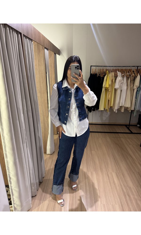 CALÇA JEANS MOM NEXO - 638290 - Loja Damas