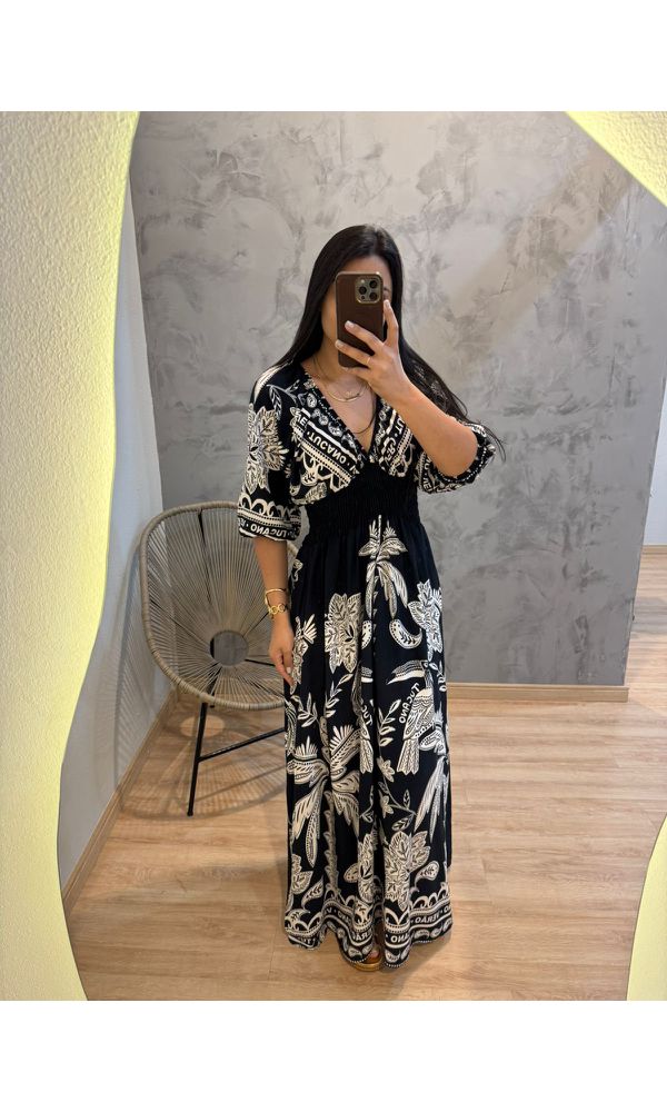 VESTIDO PRETO TUCANO - 25656 - Loja Damas