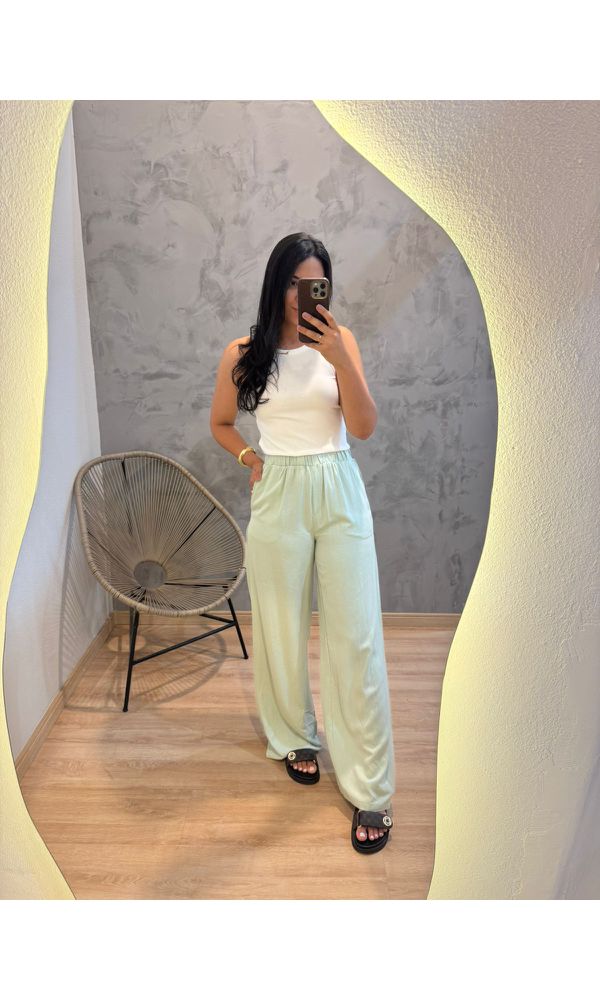 CALÇA LOVERLY VERDE - 32245 - Loja Damas