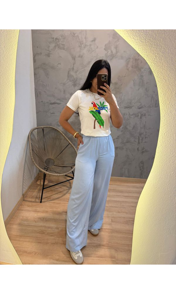 CALÇA LOVERLY AZUL - 45674 - Loja Damas