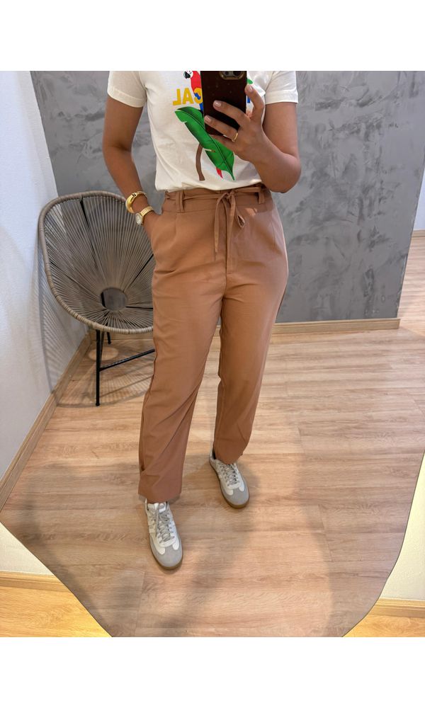 CALÇA ANNE CORDÃO MARROM - 32567 - Loja Damas
