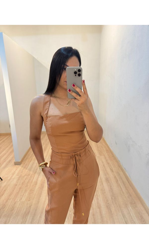 CONJUNTO MARROM - 326507 - Loja Damas