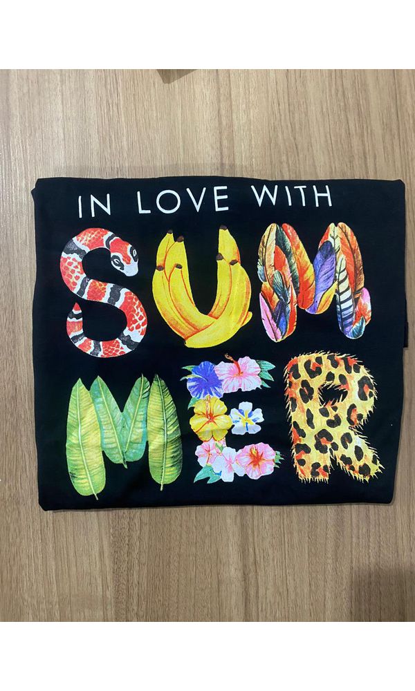 CAMISETA BASICA ALGODAO PLUS SIZE SUMMER - 656 - Loja Damas