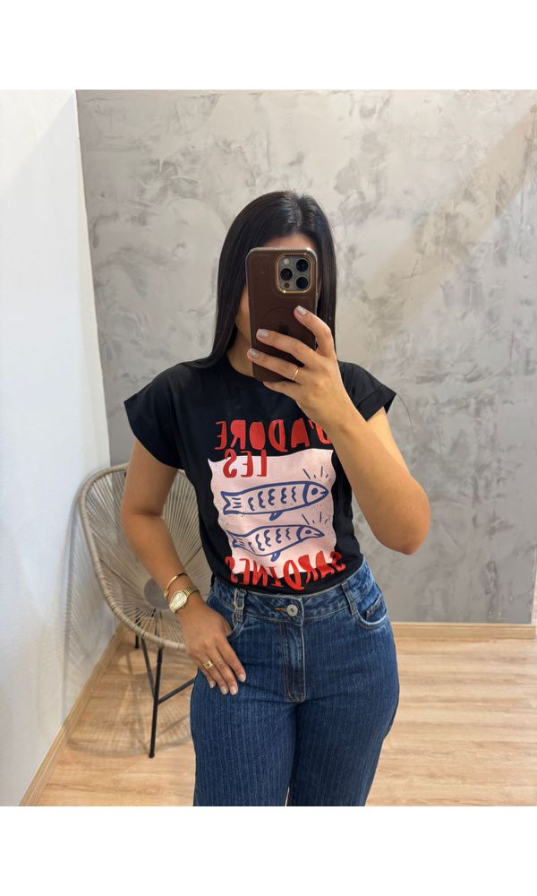 CAMISETA BASICA ALGODAO MANGA JAPONESA - 223 - Loja Damas