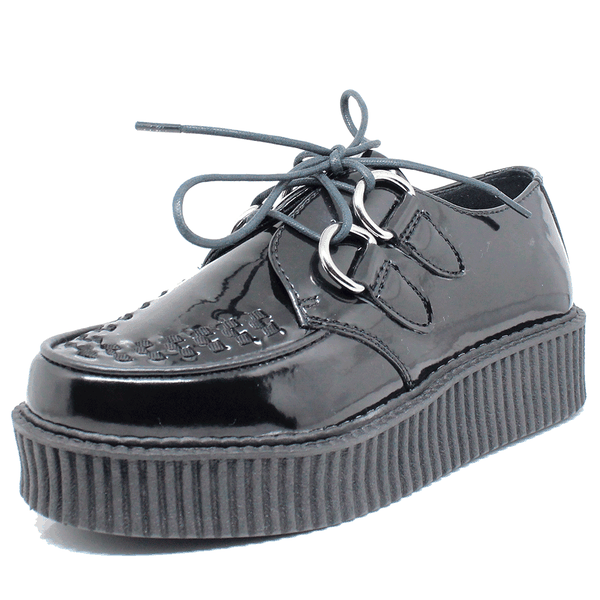 Creeper Verniz Preto Estilo Veggie Shoes Creeper Verniz Preto Estilo Veggie Shoes