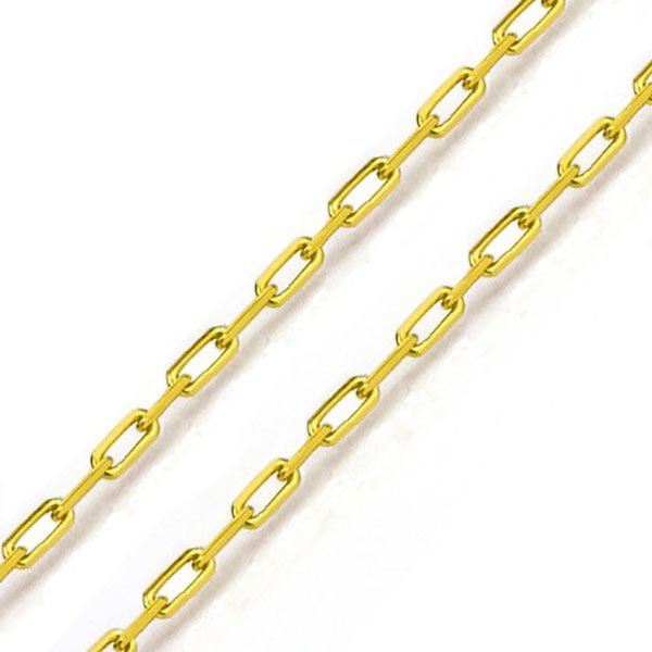 Corrente em Ouro 18K Cartier de 0,9mm com 80cm Corrente em Ouro 18K Cartier de 0,9mm com 80cm