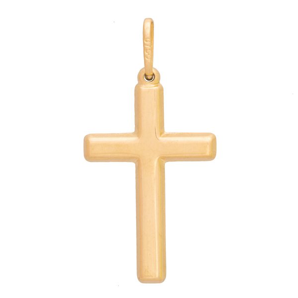 Pingente em Ouro 18K Cruz com 25mm Pingente em Ouro 18K Cruz com 25mm