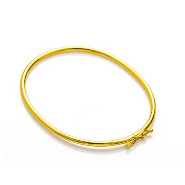 Bracelete em Ouro 18K Algema de 2,8mm com 6,7cm Bracelete em Ouro 18K Algema de 2,8mm com 6,7cm