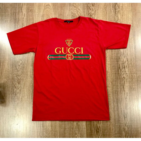 camisa gucci vermelha