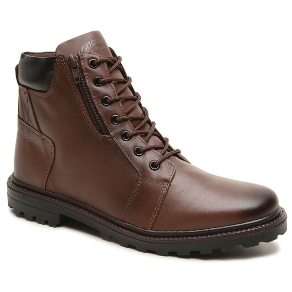Bota Casual Gogowear 100% Couro ref Astuto Whisky