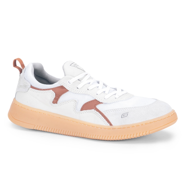 Sapatênis Masculino 100% Couro Gogowear Cabana Off White