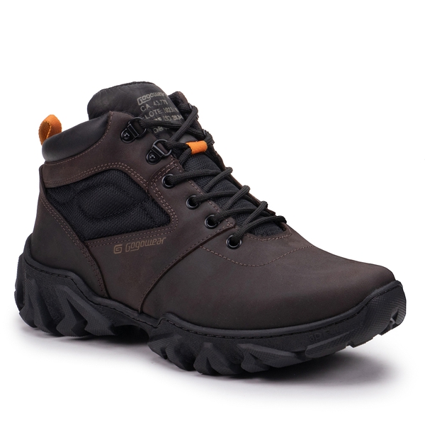 Bota Adventure Mascullino Gogowear 100% Couro ref Dragon Café