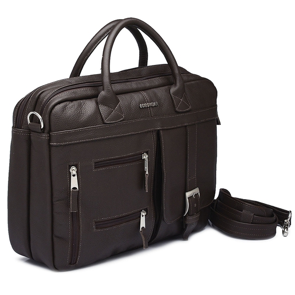 Pasta Executiva 2015 Gogowear em 100% Couro Legitimo cor Preto