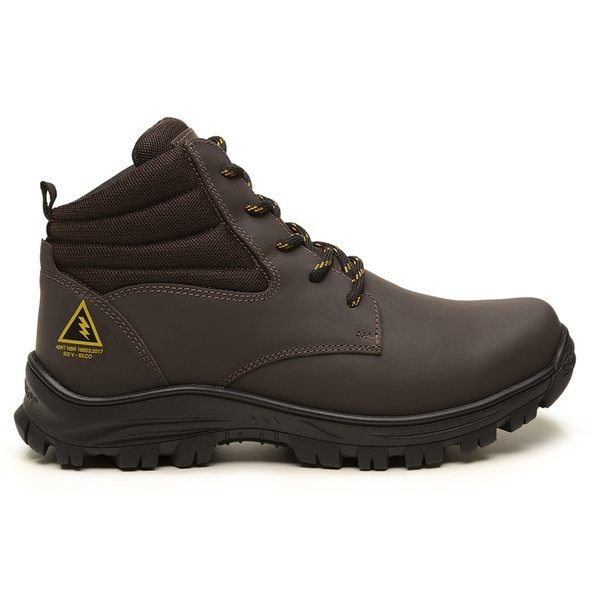 Bota Gogowear Para Eletricista 100% Couro com CA - Ref. KW2025 Café 