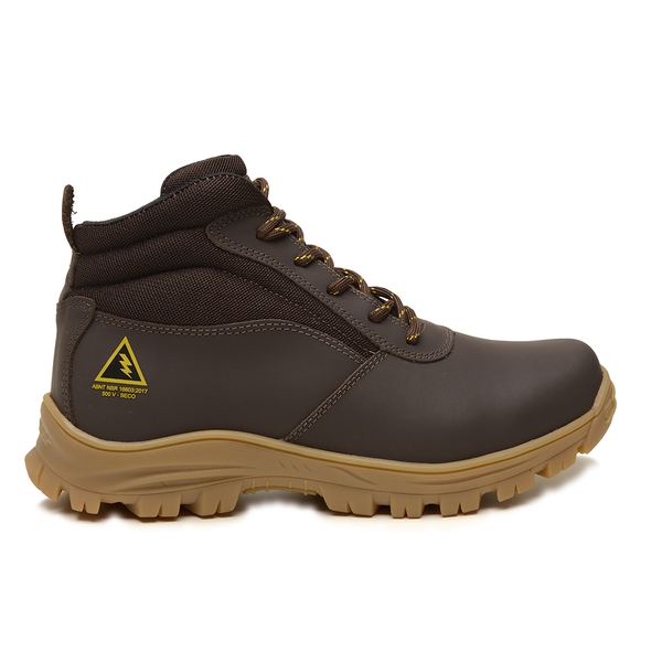 Bota Gogowear Para Eletricista 100% Couro com CA - Ref. KW2026 Café Sola Carambola 