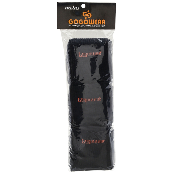Kit Meia Cano Médio Preta Gogowear 