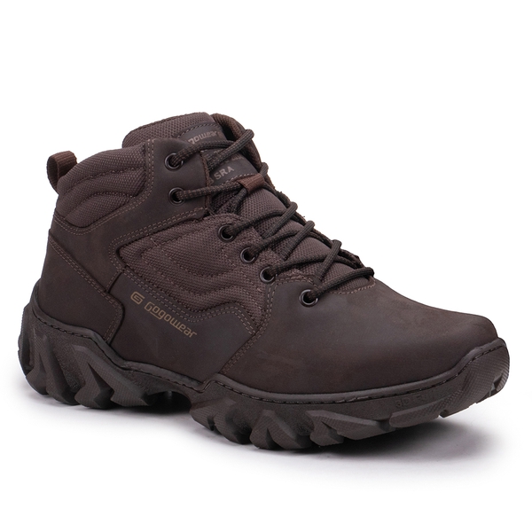 Bota Adventure Mascullino Gogowear 100% Couro ref Mufasa Café