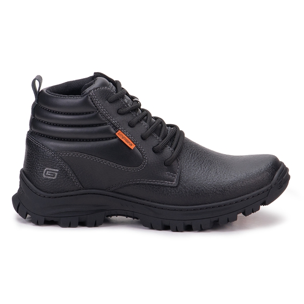 Bota Segurança EPI CA Gogowear Couro ref RP2020 Cano Alto cor Preto