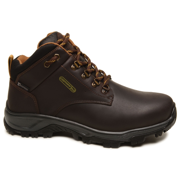 Bota Adventure Impermeável Cano Médio Serrano Café – Gogowear 