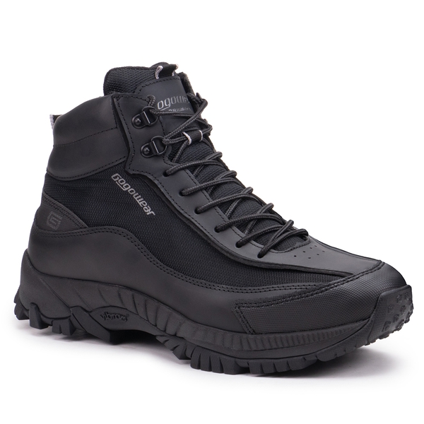 Bota Adventure Masculina VIBRAM Gogowear 100% Couro ref Spock Preto