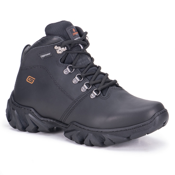 Bota Adventure Mascullino Gogowear 100% Couro ref Tryvor Preto