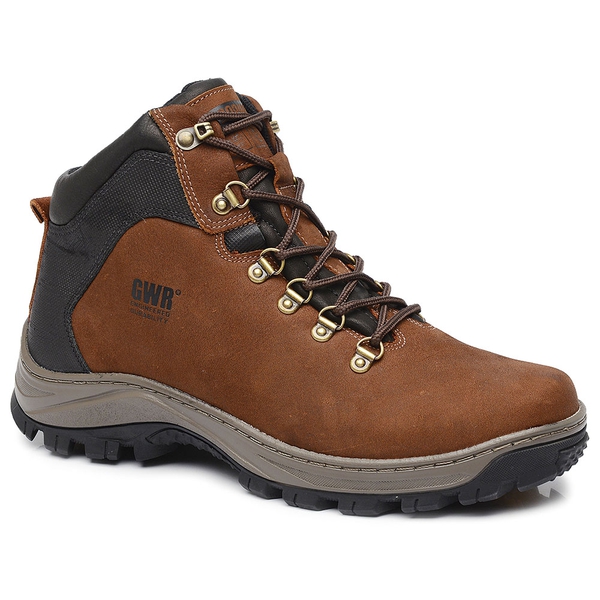 Bota Adventure Masculino Gogowear 100% Couro ref Vertex cor Terra
