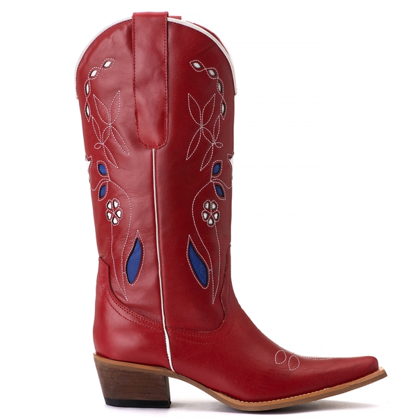 Bota Feminina Texana Tucson - Solado P51 Natural