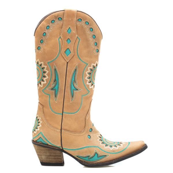 Bota Feminina Tucson - Couro Napa Rio Madeira - Solado P51 Rústico Café