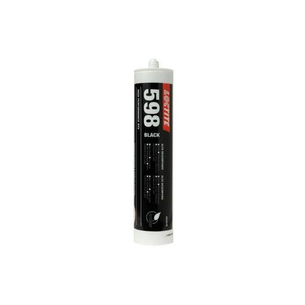 Silicone Vedante Oximico Preto Loctite 598 - 390g