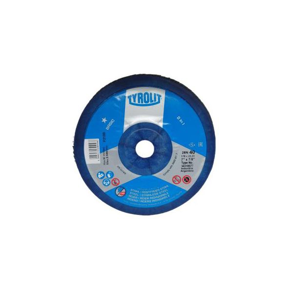 Kit 10 Discos Flap G40 28n 178x22,23 