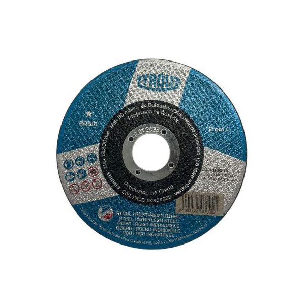 KIT 25 DISCOS DE CORTE 41 C 115 X 1 X 22,23 A60Q BASIC 2 EM 1 ( 4.1/2 X 0,40 X 7/8